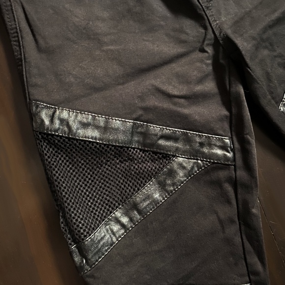 Tripp NYC black pants with mesh details sz 7/28 - Picture 4 of 4